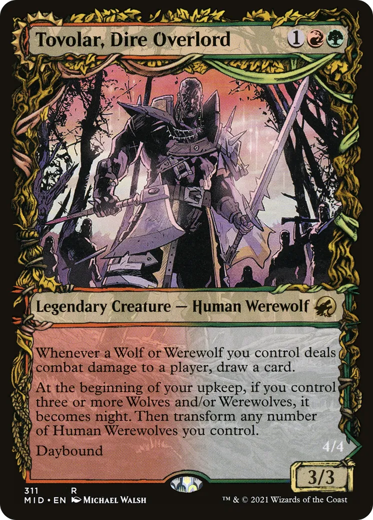 Tovolar, Dire Overlord // Tovolar, the Midnight Scourge — Innistrad: Midnight Hunt — Magic: The Gathering