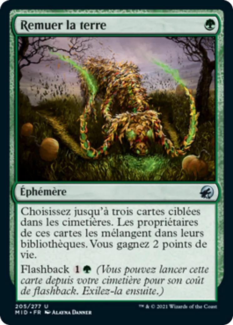 Remuer la terre — Innistrad: Midnight Hunt — Magic: The Gathering