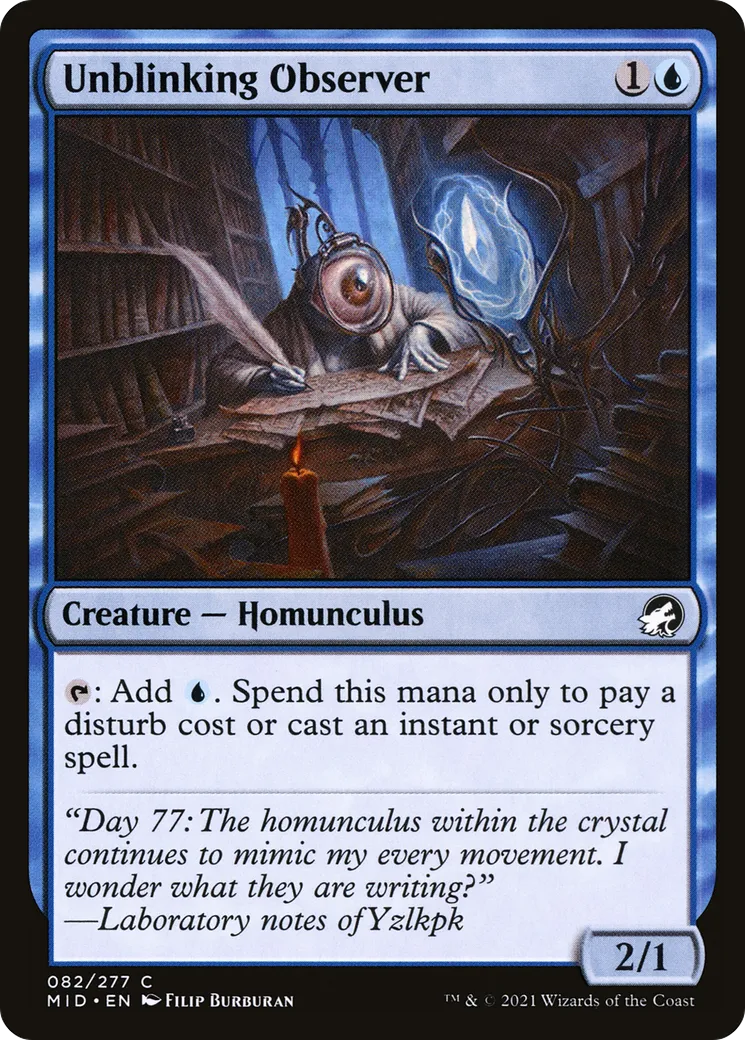 Observateur au regard fixe — Innistrad: Midnight Hunt — Magic: The Gathering
