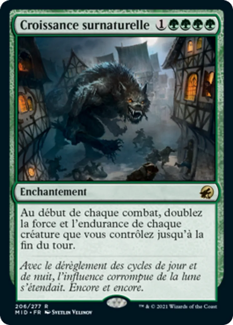 Croissance surnaturelle from Innistrad: Midnight Hunt - Magic: The Gathering