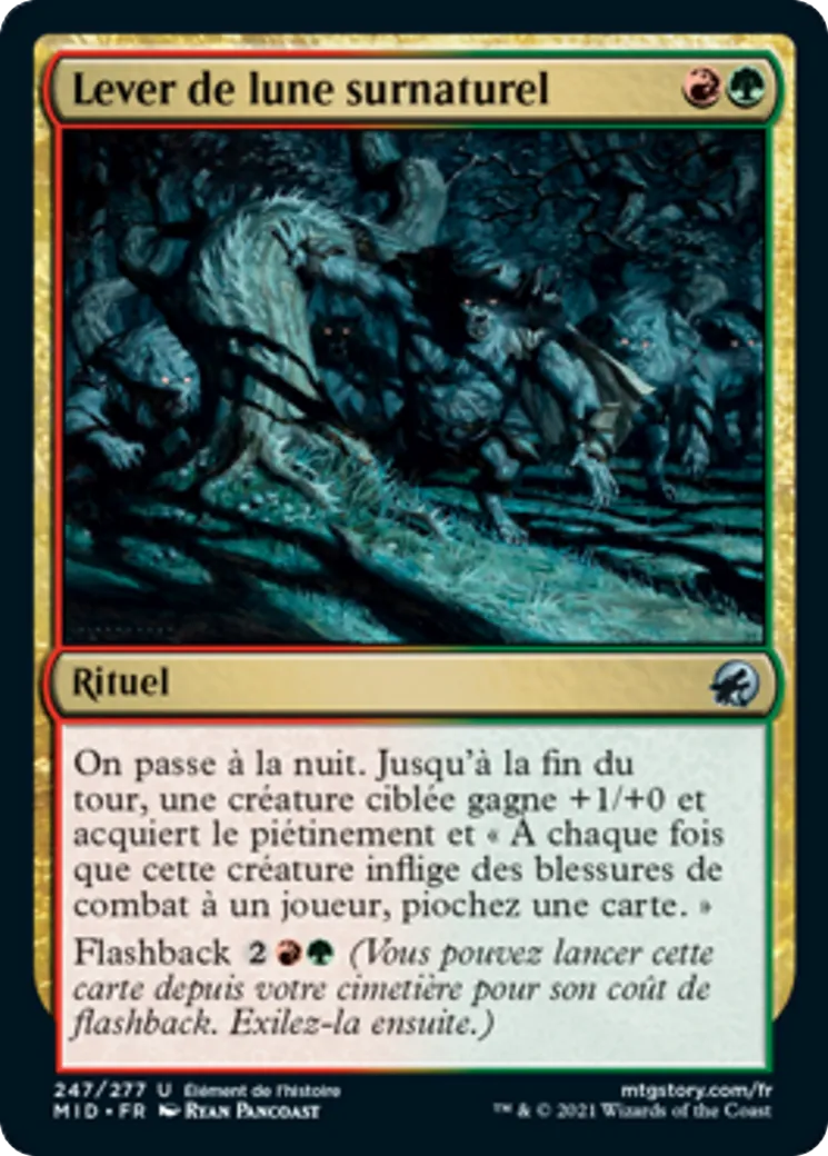Lever de lune surnaturel — Innistrad: Midnight Hunt — Magic: The Gathering