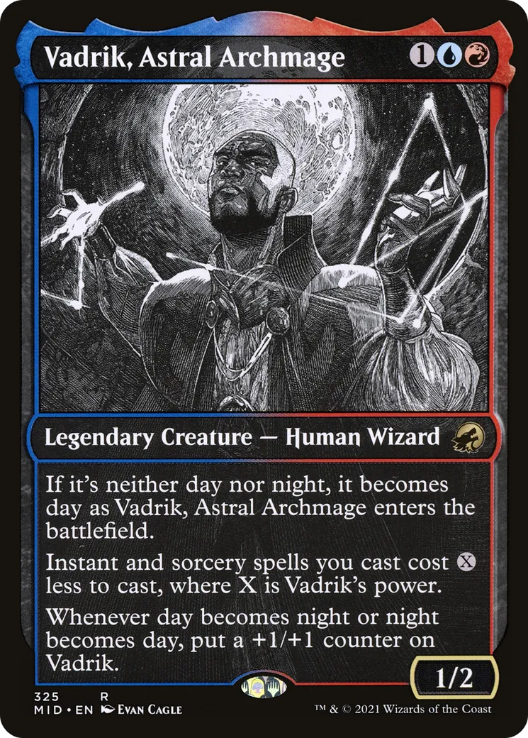 Vadrik, archimage astral — Innistrad: Midnight Hunt — Magic: The Gathering