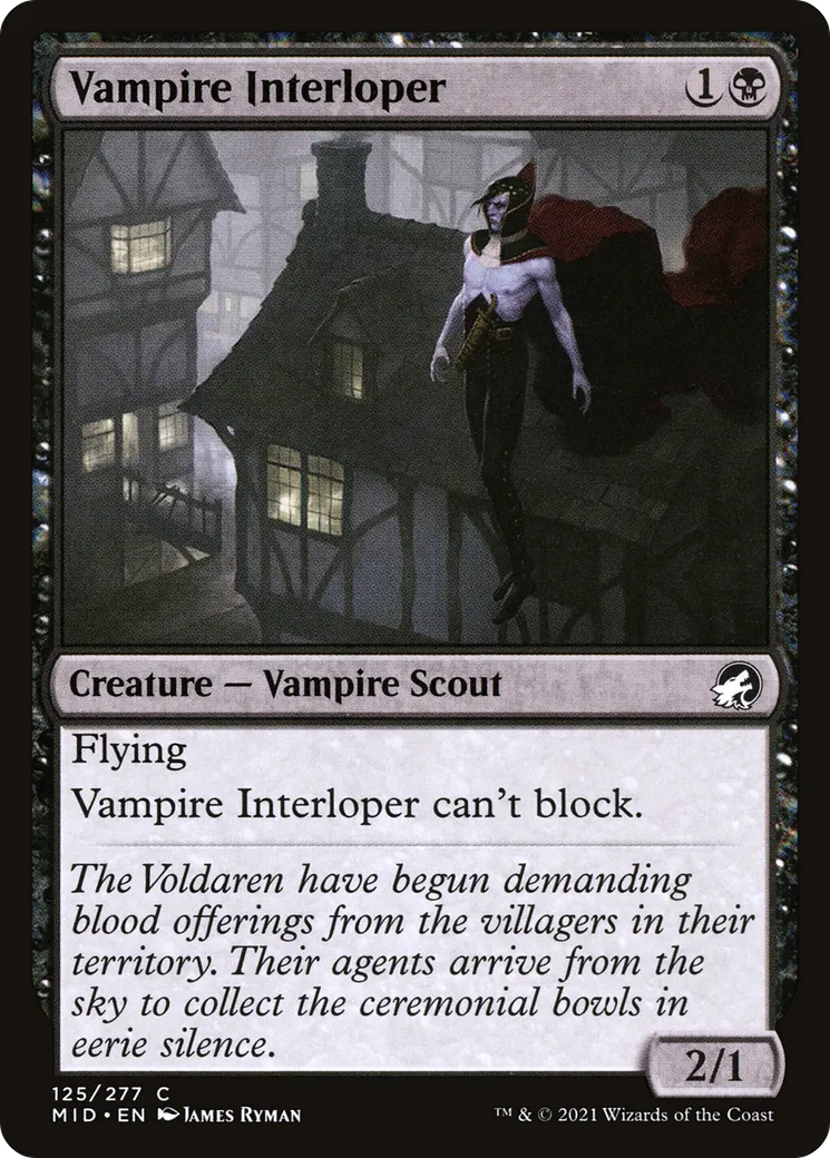 Vampire Interloper — Innistrad: Midnight Hunt — Magic: The Gathering