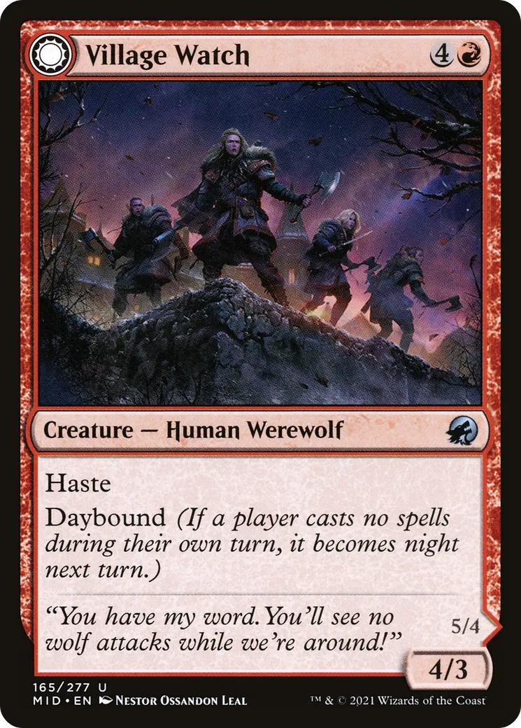 Village Watch // Village Reavers — Innistrad: Midnight Hunt — Magic: The Gathering