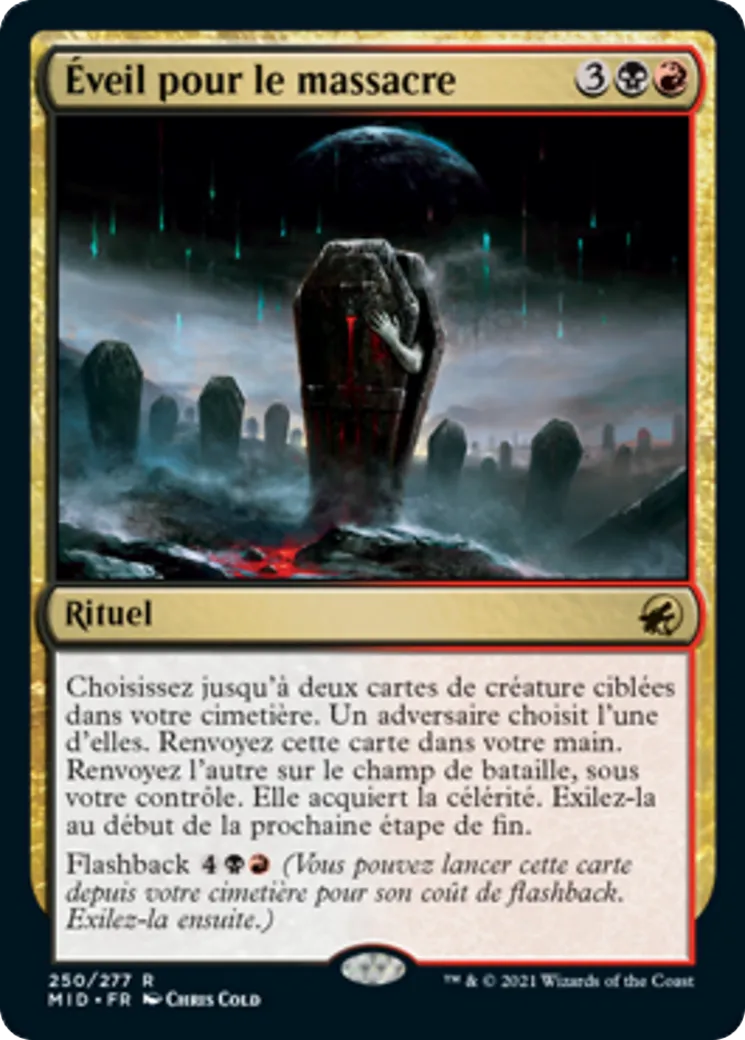 Éveil pour le massacre — Innistrad: Midnight Hunt — Magic: The Gathering