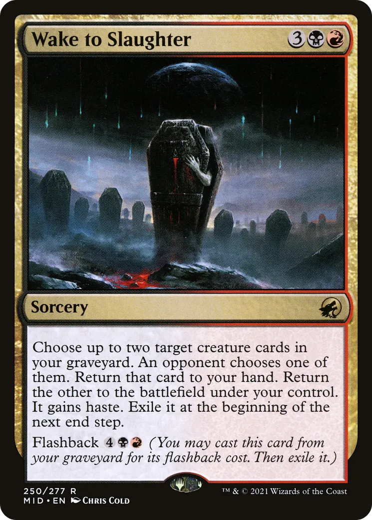 Éveil pour le massacre — Innistrad: Midnight Hunt — Magic: The Gathering
