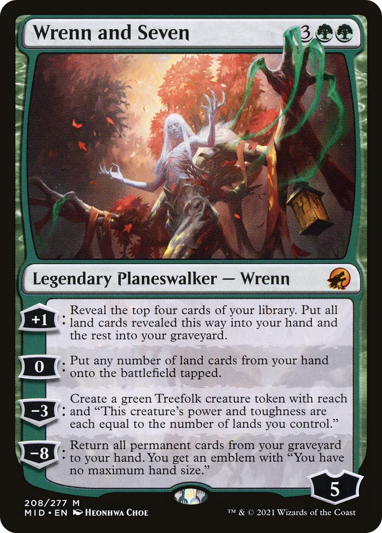 Wrenn and Seven — Innistrad: Midnight Hunt — Magic: The Gathering