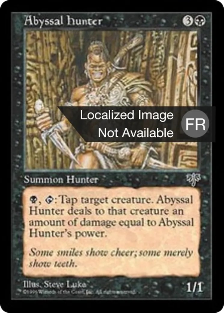 Chasseur des abysses — Mirage — Magic: The Gathering