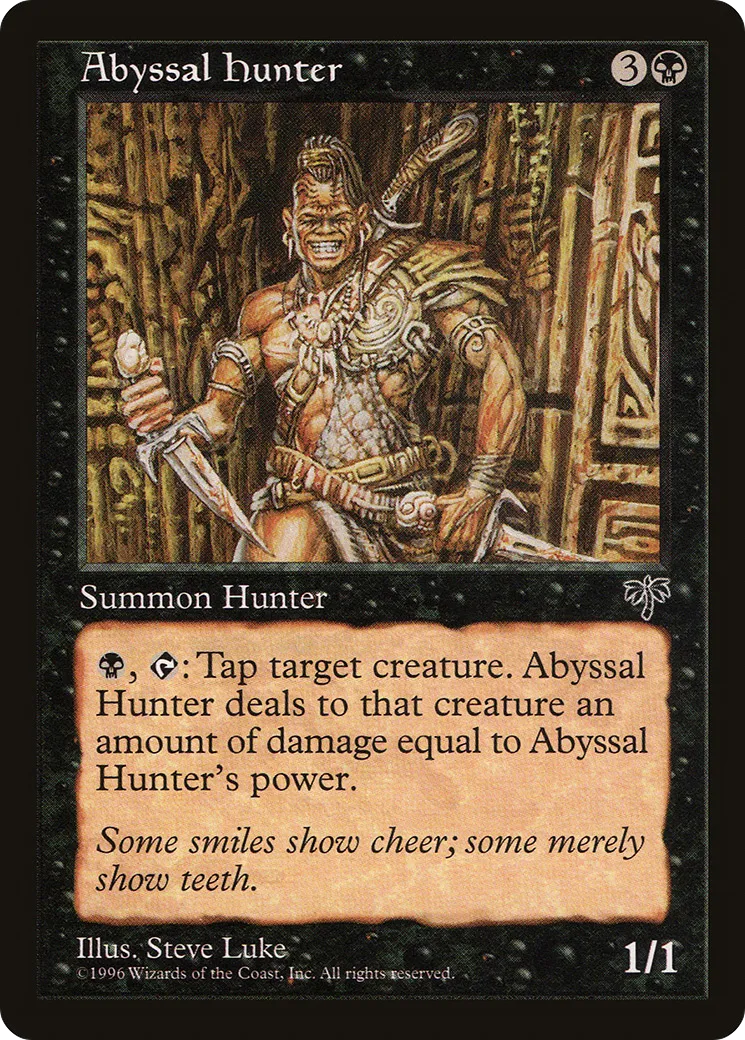 Chasseur des abysses — Mirage — Magic: The Gathering