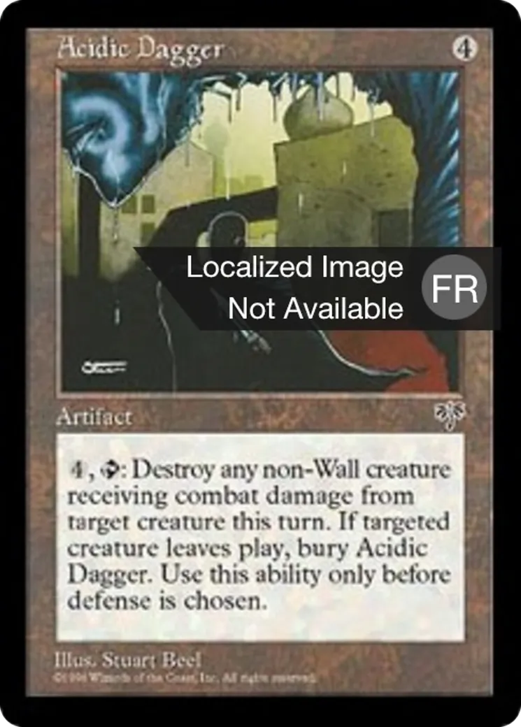 Dague acide — Mirage — Magic: The Gathering