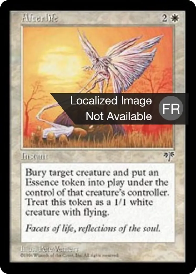 Destin posthume — Mirage — Magic: The Gathering