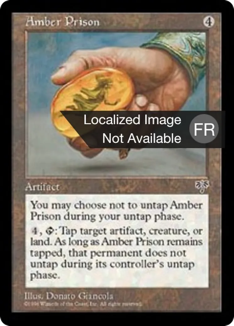 Prison d'ambre — Mirage — Magic: The Gathering