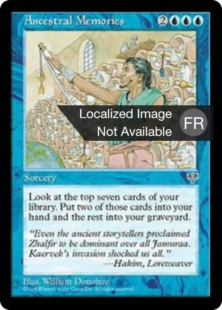 Souvenirs ancestraux — Mirage — Magic: The Gathering