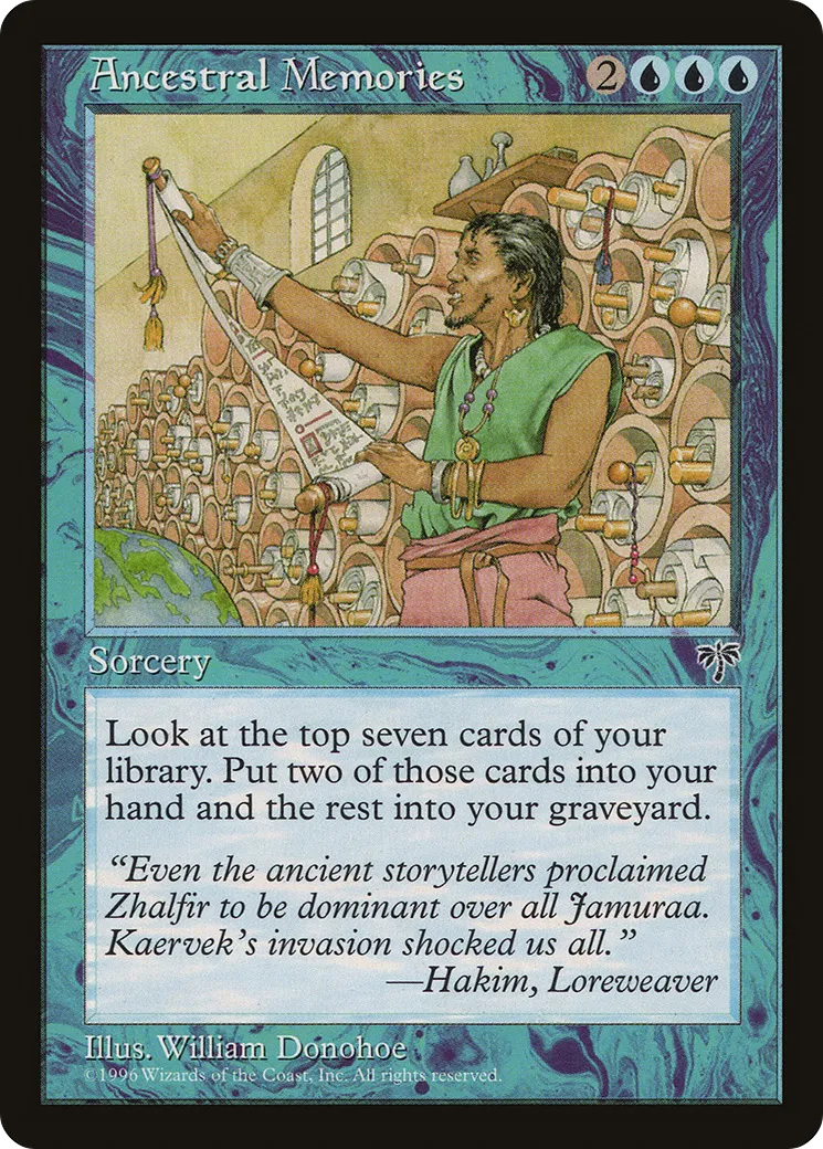Ancestral Memories — Mirage — Magic: The Gathering