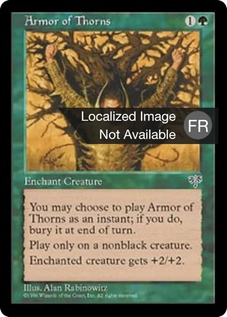 Armure d'épines — Mirage — Magic: The Gathering