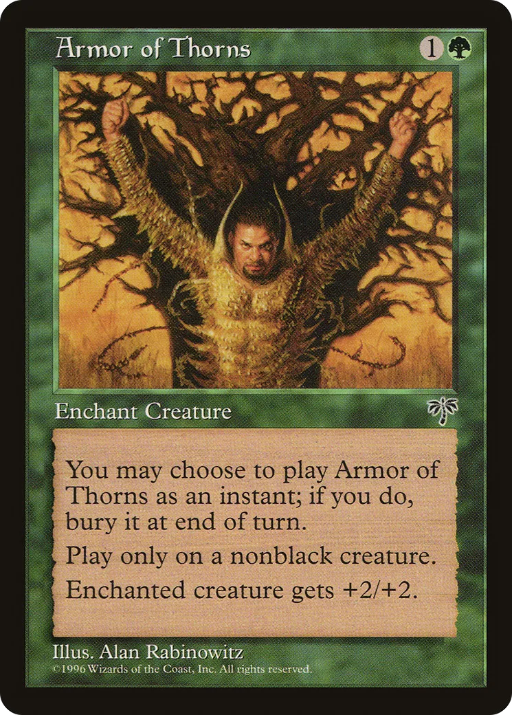 Armor of Thorns — Mirage — Magic: The Gathering