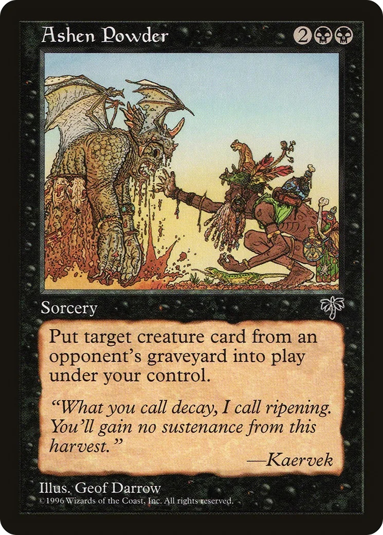 Ashen Powder — Mirage — Magic: The Gathering