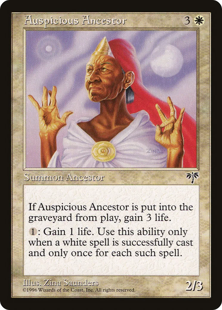 Auspicious Ancestor — Mirage — Magic: The Gathering