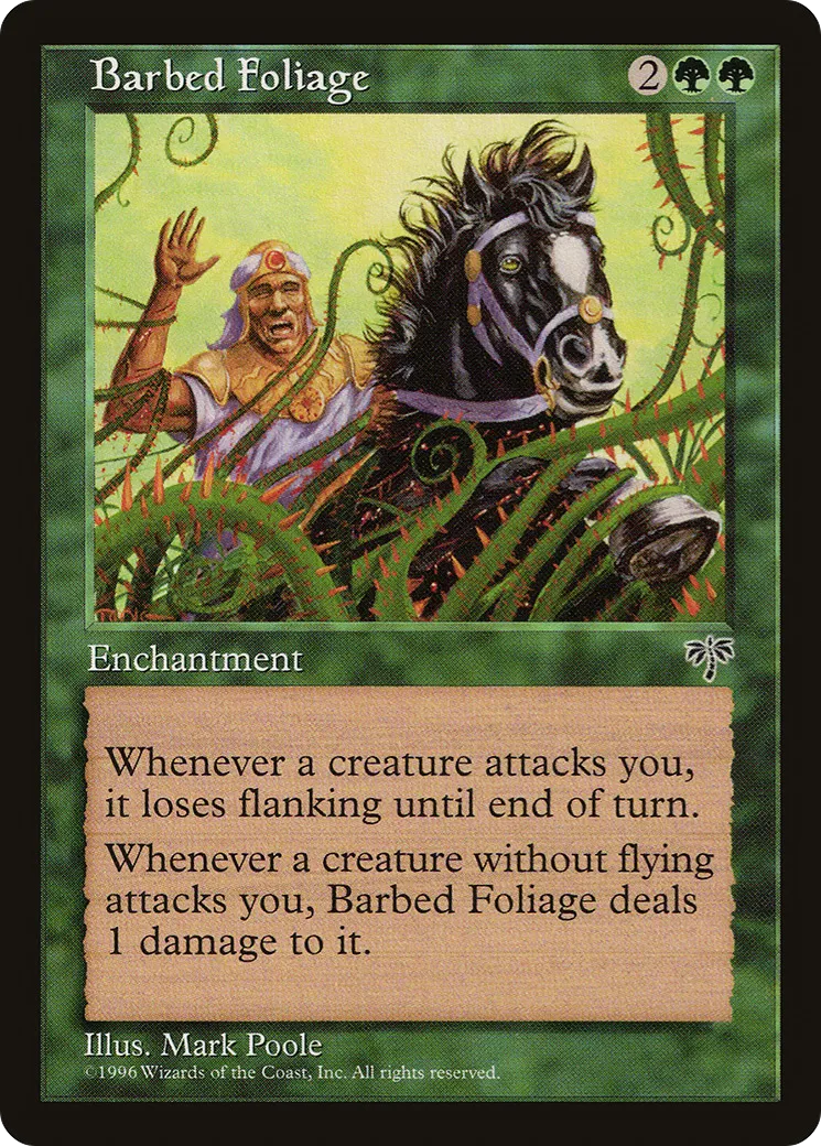 Barbed Foliage — Mirage — Magic: The Gathering