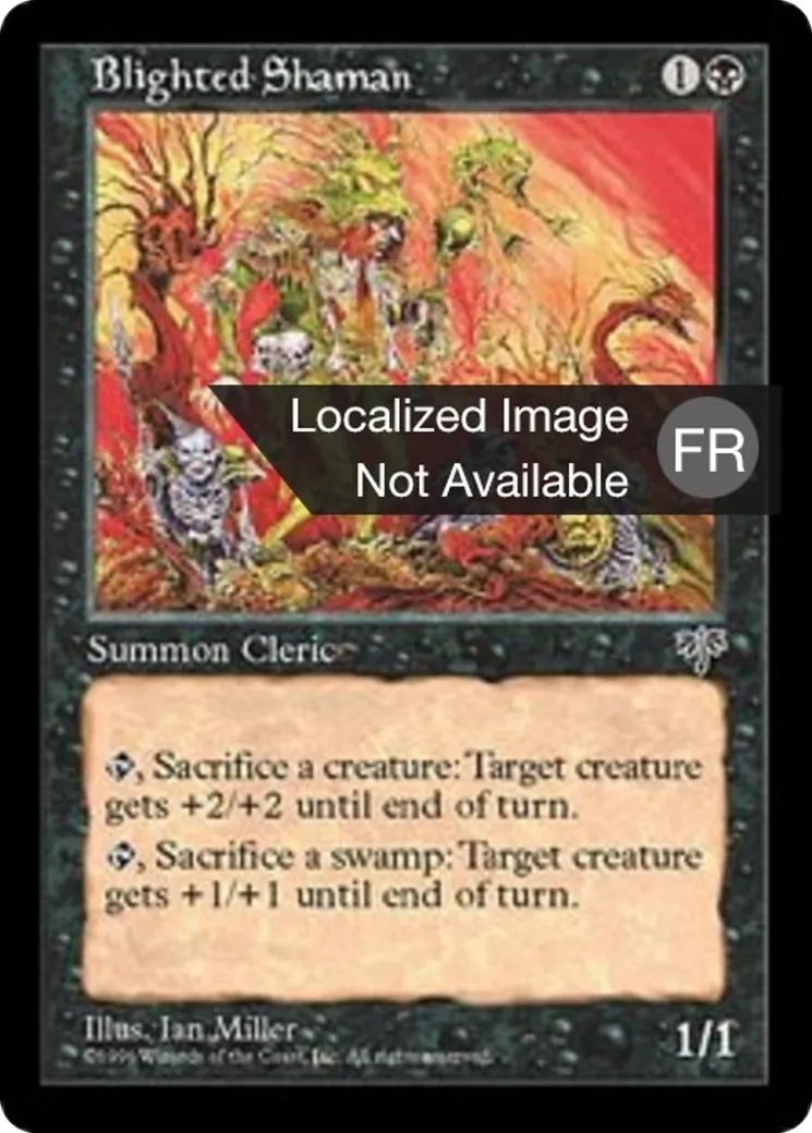 Shamane pernicieux — Mirage — Magic: The Gathering