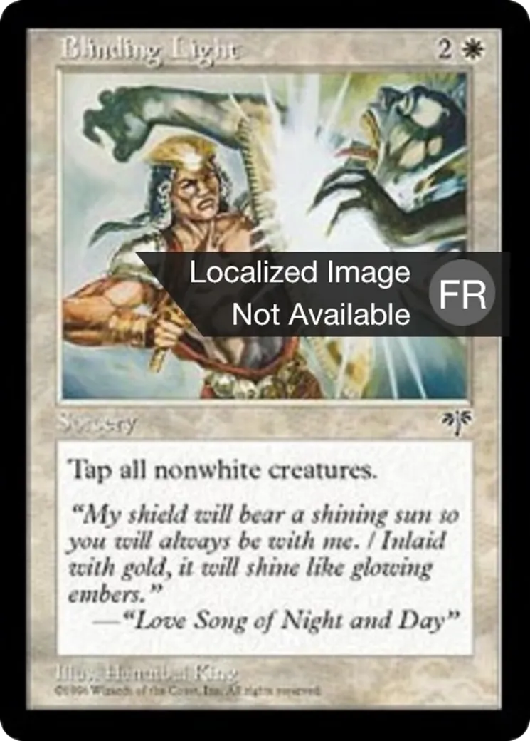 Lumière aveuglante — Mirage — Magic: The Gathering