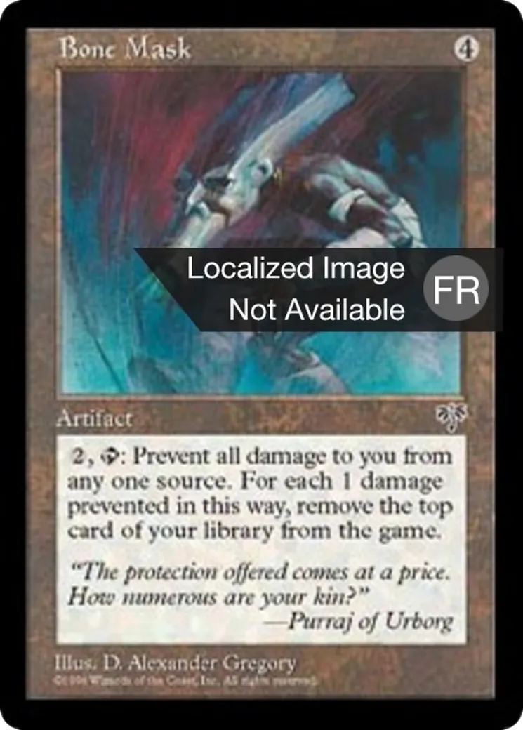 Masque d'os — Mirage — Magic: The Gathering