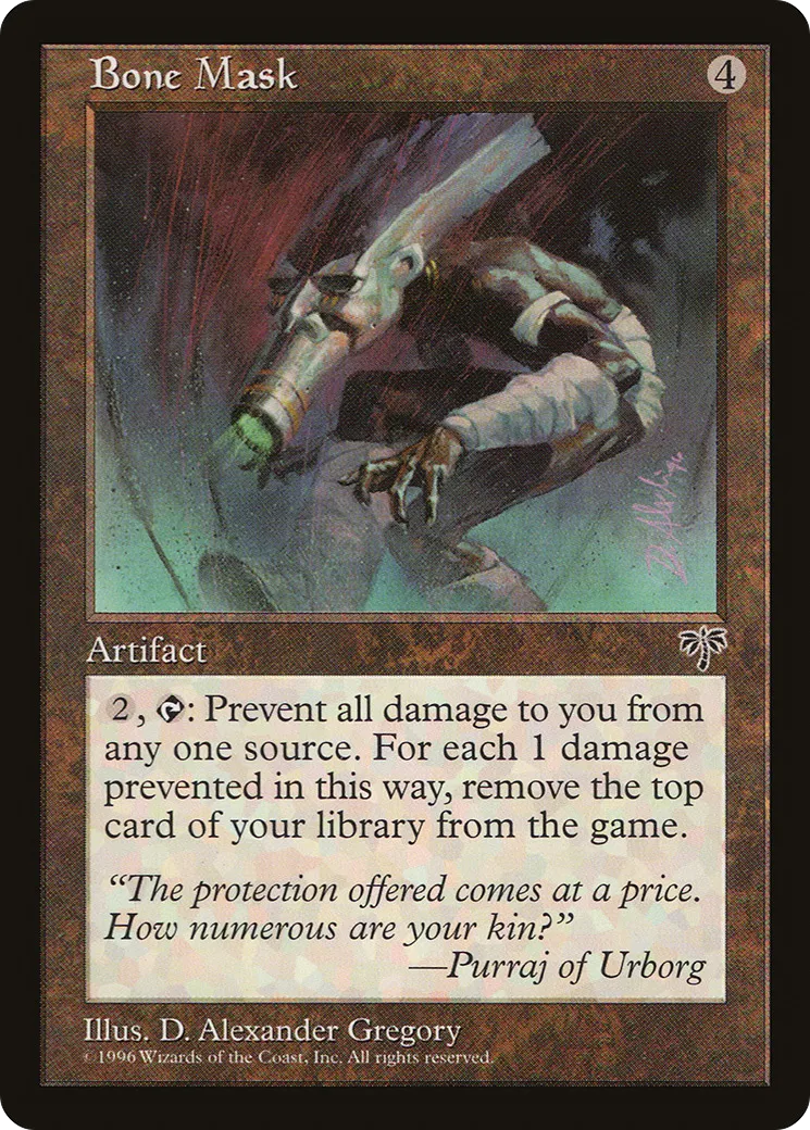 Bone Mask — Mirage — Magic: The Gathering