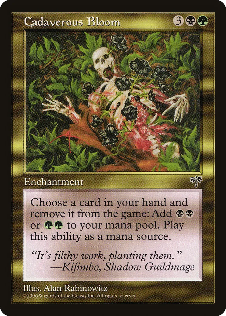 Cadaverous Bloom — Mirage — Magic: The Gathering