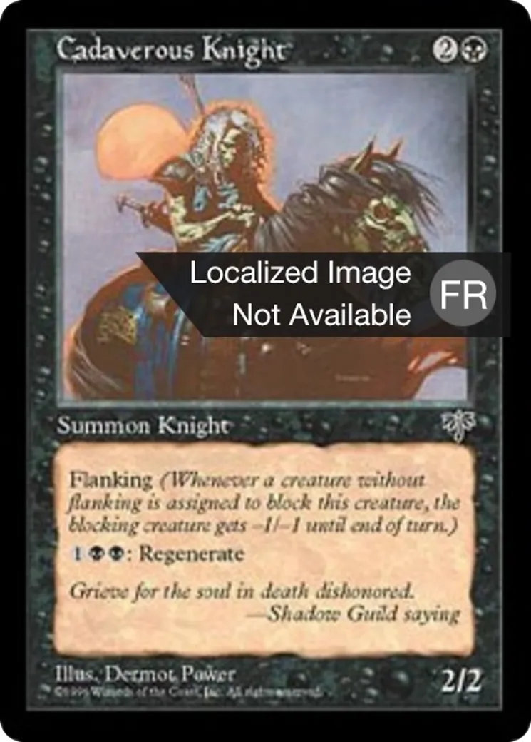 Chevalier cadavéreux — Mirage — Magic: The Gathering