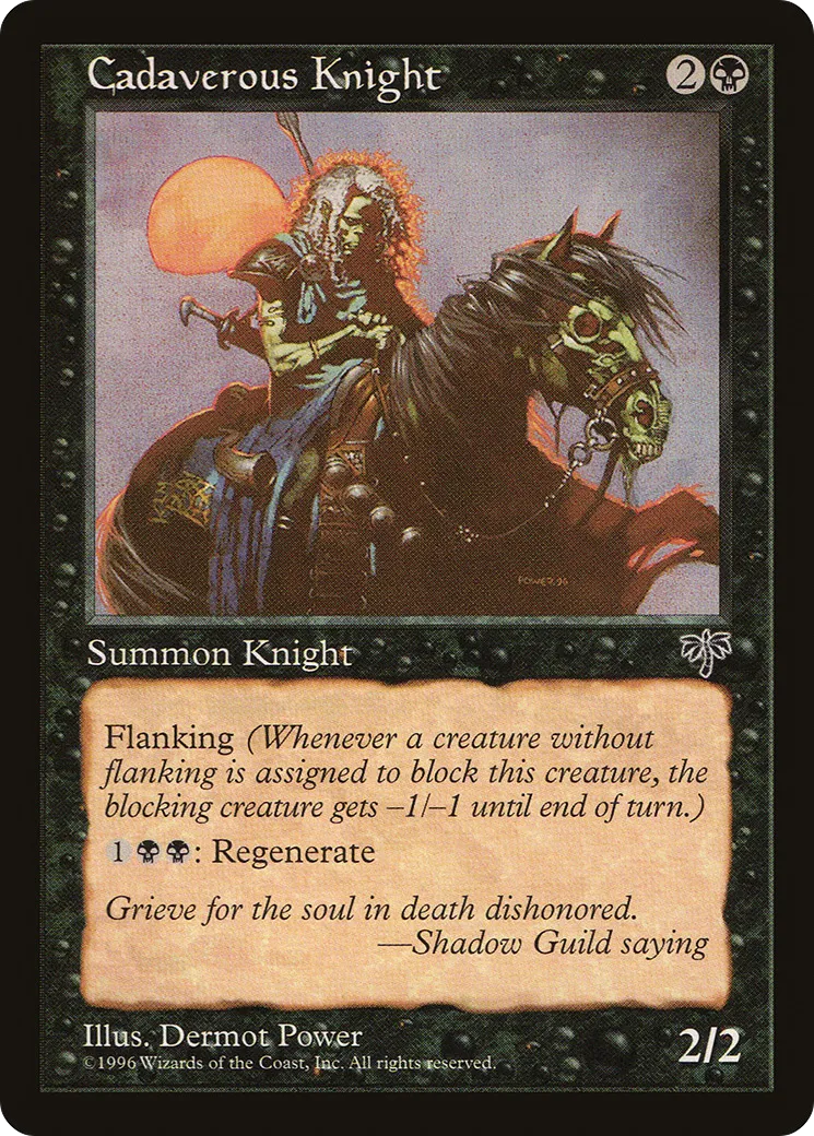 Chevalier cadavéreux — Mirage — Magic: The Gathering
