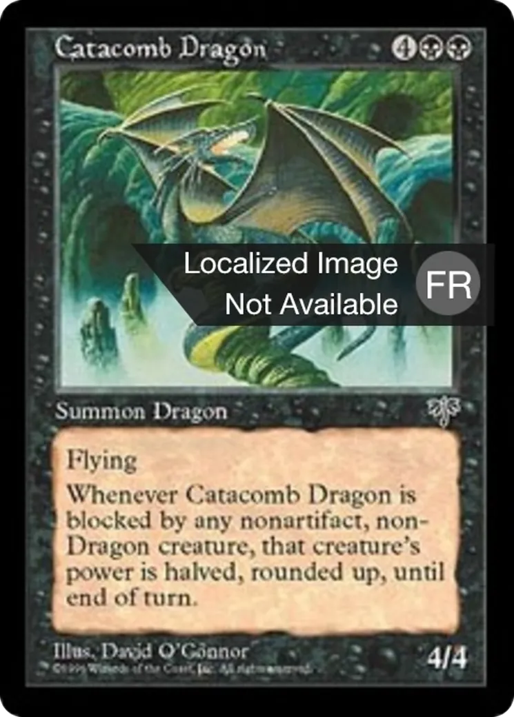 Dragon des catacombes — Mirage — Magic: The Gathering