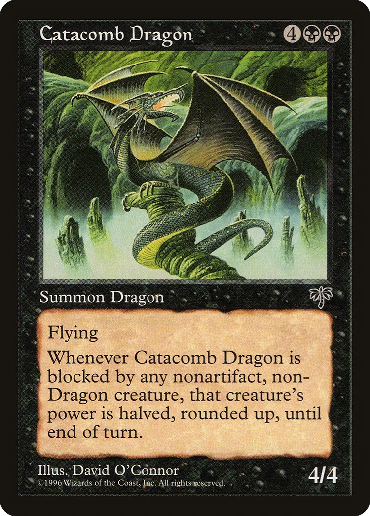 Catacomb Dragon — Mirage — Magic: The Gathering