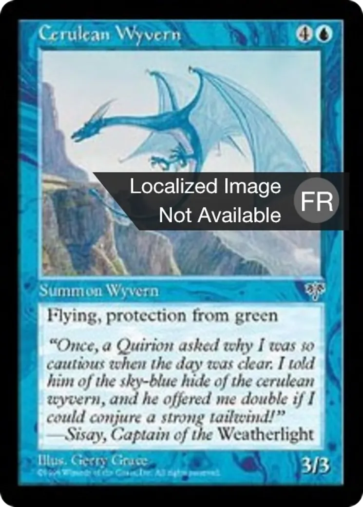 Vouivre céruléenne — Mirage — Magic: The Gathering