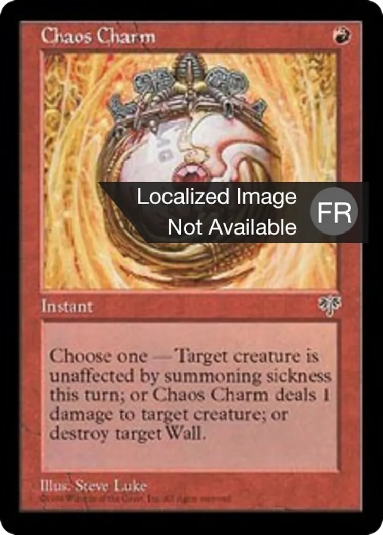 Charme de chaos — Mirage — Magic: The Gathering