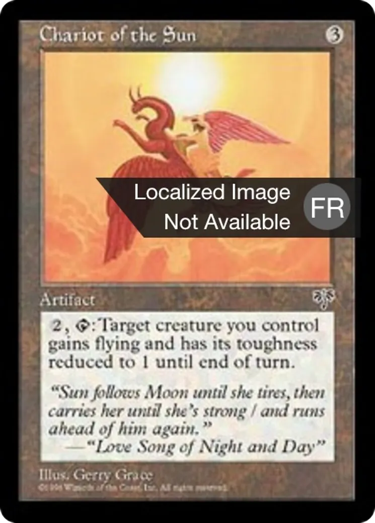 Char du soleil — Mirage — Magic: The Gathering