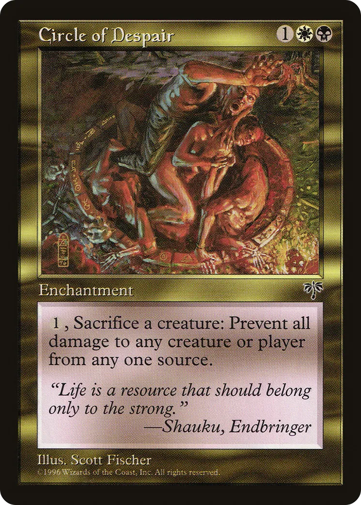 Circle of Despair — Mirage — Magic: The Gathering