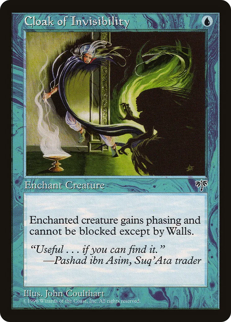 Cloak of Invisibility — Mirage — Magic: The Gathering