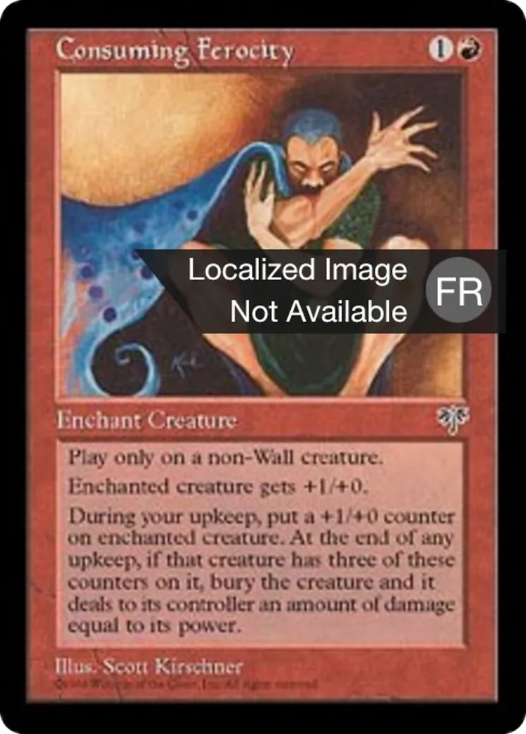 Férocité dévorante — Mirage — Magic: The Gathering