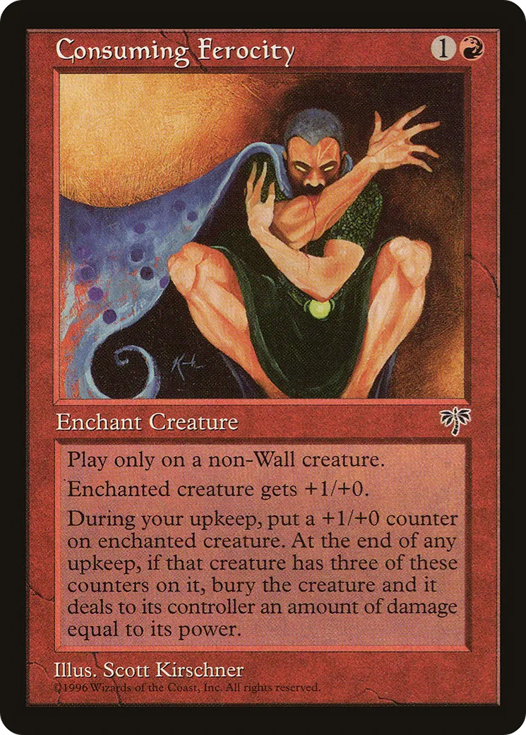 Consuming Ferocity — Mirage — Magic: The Gathering