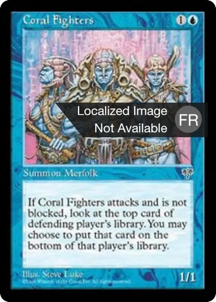 Guerriers du corail — Mirage — Magic: The Gathering