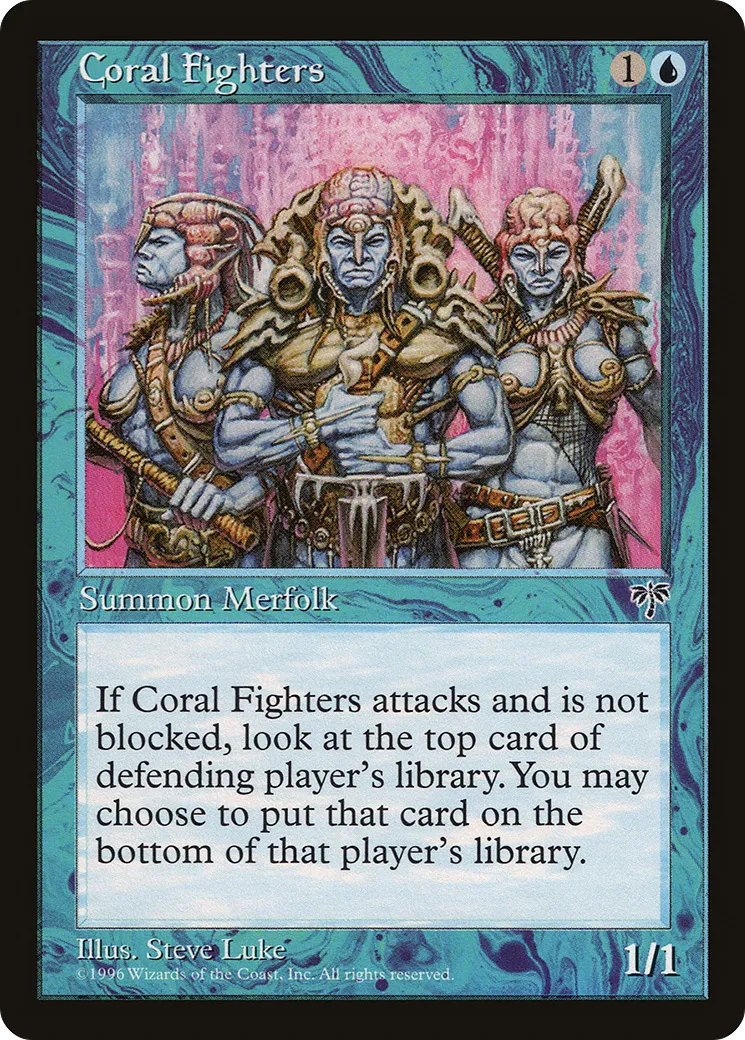 Coral Fighters — Mirage — Magic: The Gathering