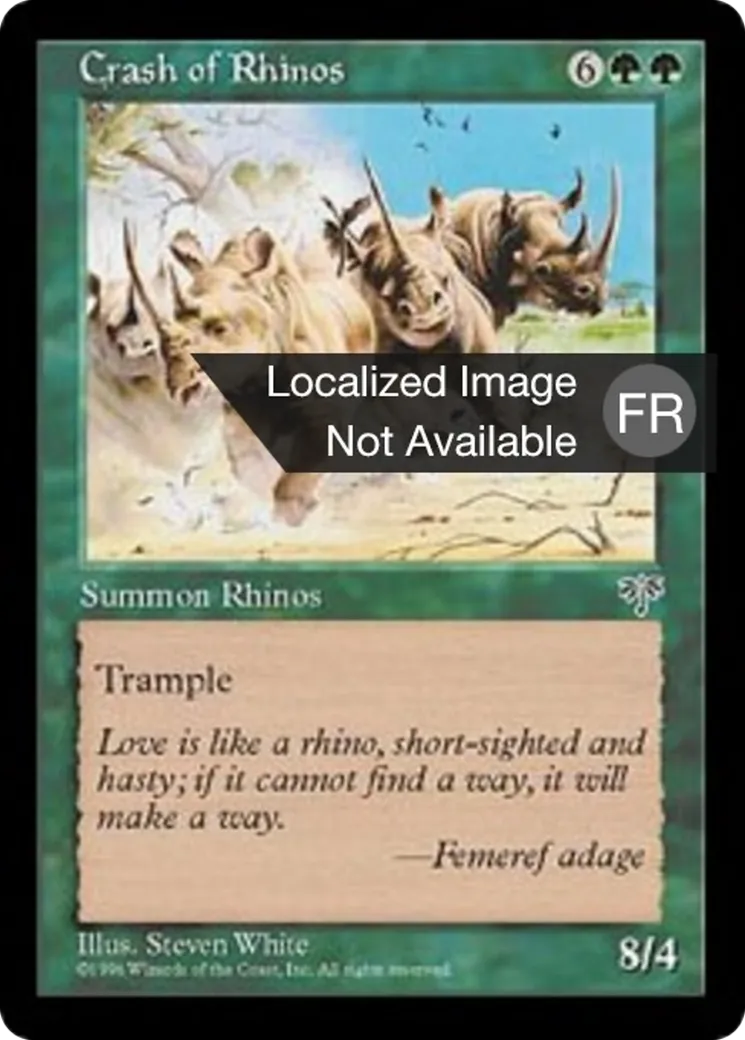 Déferlante de rhinocéros — Mirage — Magic: The Gathering