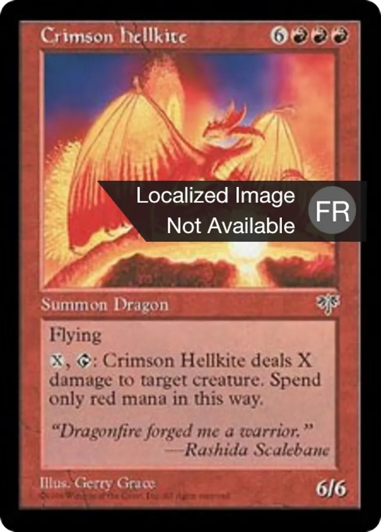 Escouflenfer pourpre — Mirage — Magic: The Gathering