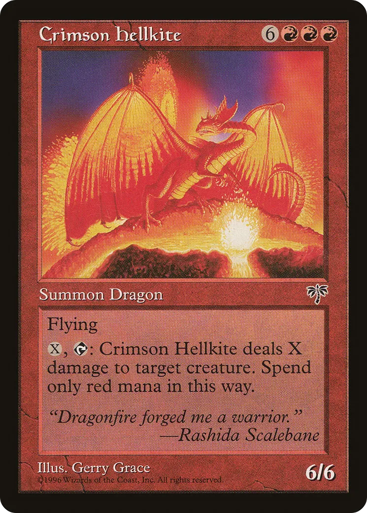Crimson Hellkite — Mirage — Magic: The Gathering