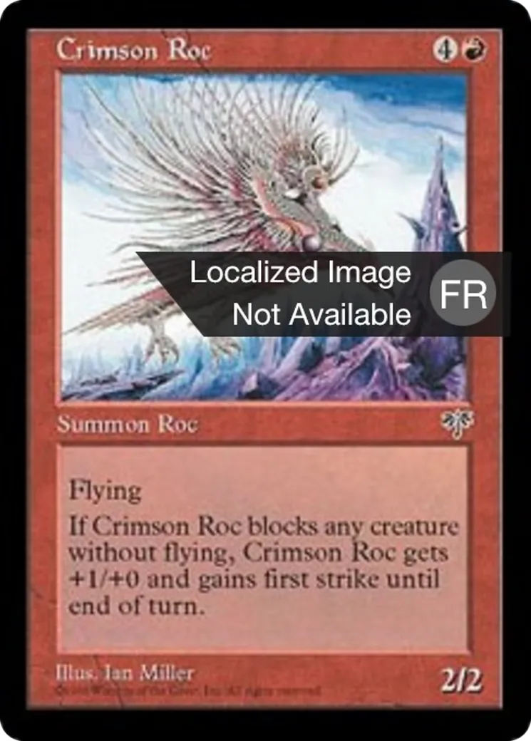 Rokh pourpre — Mirage — Magic: The Gathering