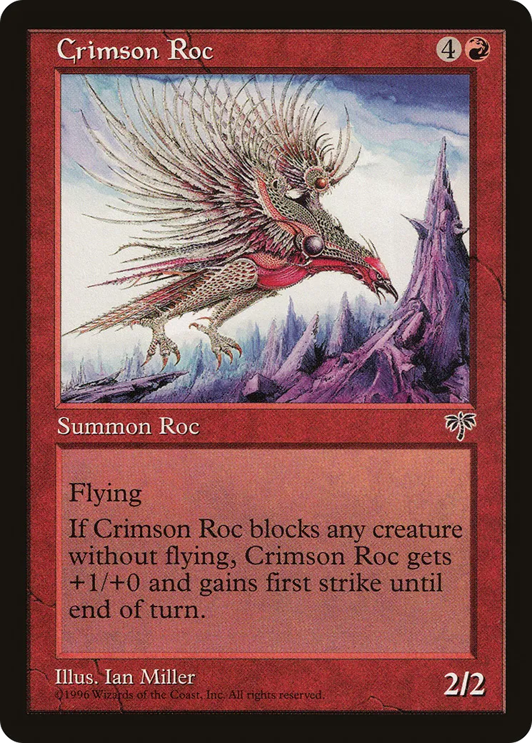 Rokh pourpre — Mirage — Magic: The Gathering