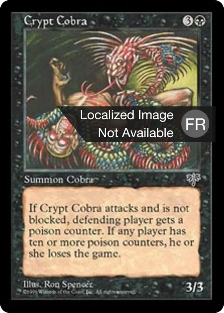 Cobra des cryptes — Mirage — Magic: The Gathering
