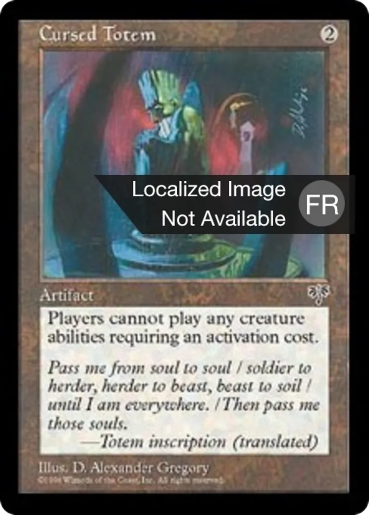 Totem maudit — Mirage — Magic: The Gathering