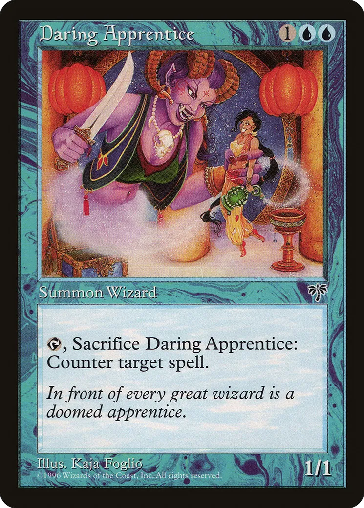 Daring Apprentice — Mirage — Magic: The Gathering