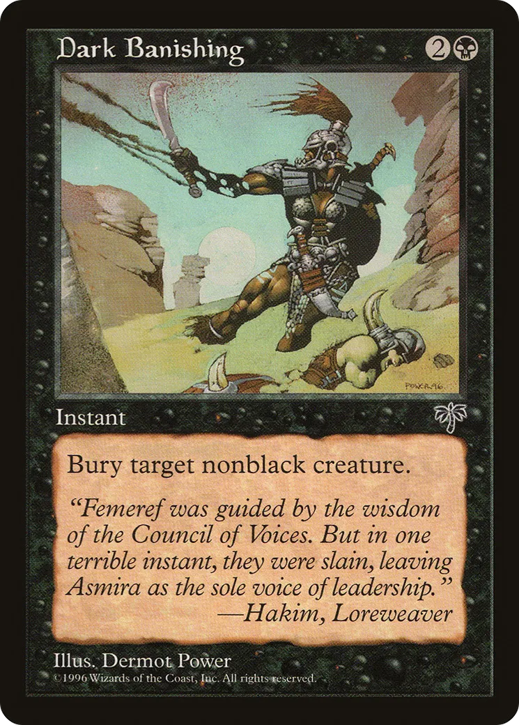 Dark Banishing — Mirage — Magic: The Gathering